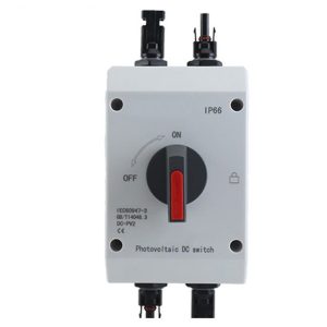 Interrupteur photovoltaïque CC avec connecteur compatible MC4 – Ecosolaris - vue 2