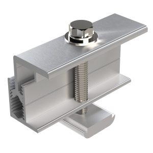 End Clamp 80mm pour panneaux solaires de 30 à 46mm d'épaisseur