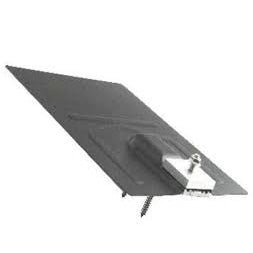 Solin pour bardeaux avec 2 vis de 4&Prime; et rehausseur | Kinetic KFLR-415