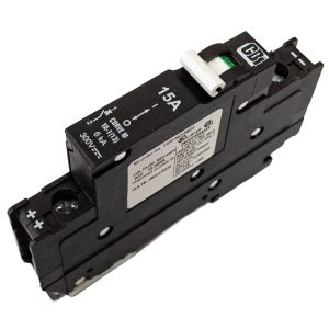 Disjoncteur Midnite Solar 300V 15A DC à rail DIN – Ecosolaris Midnite Solar 300VCC 15A