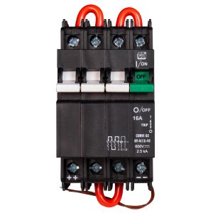 Disjoncteur Midnite Solar 600V 16A DC à rail DIN – Ecosolaris Midnite Solar 600VCC 16A