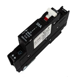 Disjoncteur Midnite Solar 300V 30A DC à rail DIN – Ecosolaris Midnite Solar 300VCC 30A